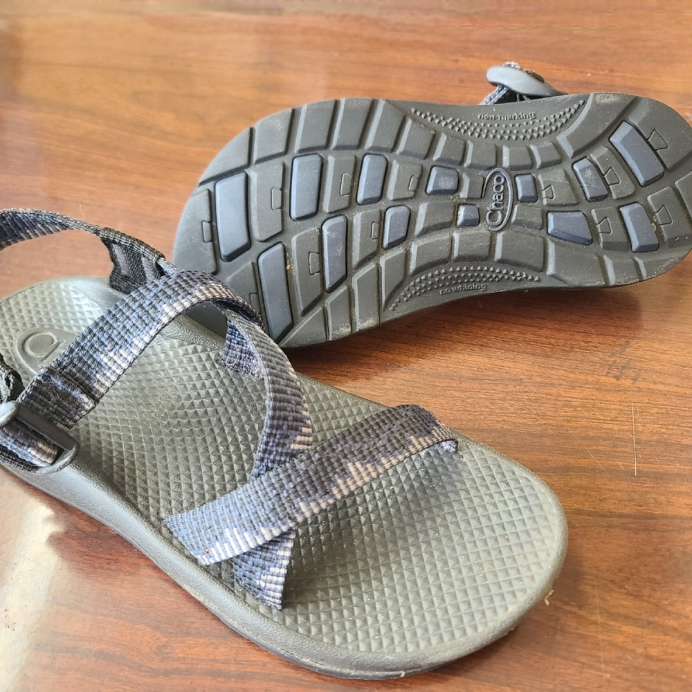 Chaco Kids Sandals - Black and Gray Straps